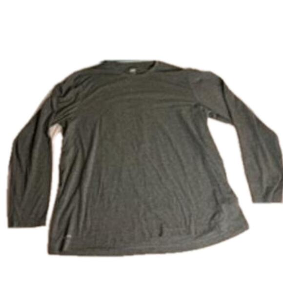 Minimalist Athleisure Streetwear Basics Heather Gray Long Sleeve Tee Men’s XL - Picture 2 of 6